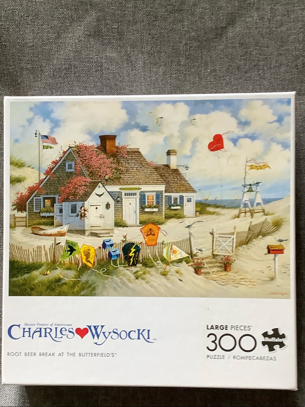 Charles Wysocki “Root Beer Break At The Butterfield’s” 300 Piece Jigsaw Puzzle 🧩